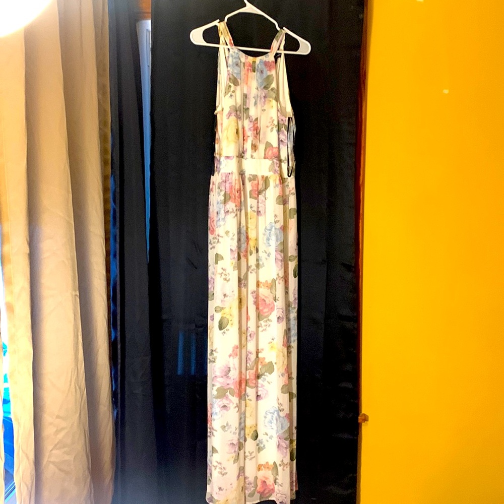 Floor length spring dress